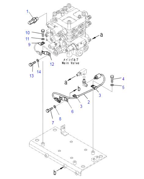 7861-93-1653 sensore di pressione di PC300-7 PC200-7 applicato ai pezzi di ricambio dell'escavatore di WA380-6 WA500-6 KOMATSU