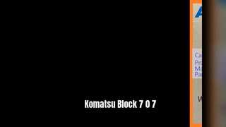 Blocco escavatore Komatsu 7 0 7 PC70-8