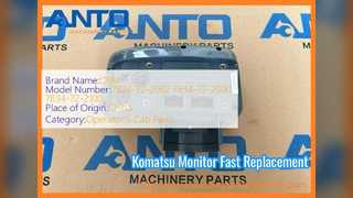 Sostituzione del monitor per escavatore Komatsu 7834 72 del 2002