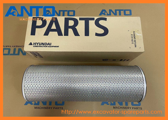 E131-0212 Filtro idraulico HYUNDAI Parti di ricambio per escavatori R110-7 R140LC-7