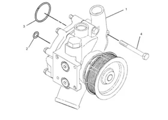 352-2125 3522125 Parti di motori per escavatori a pompa d'acqua C9 330D 336D 336D2 340D