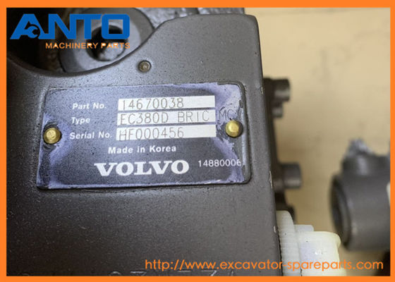 Escavatore principale Valve di  EC380D della valvola di regolazione VOE14670038 14670038